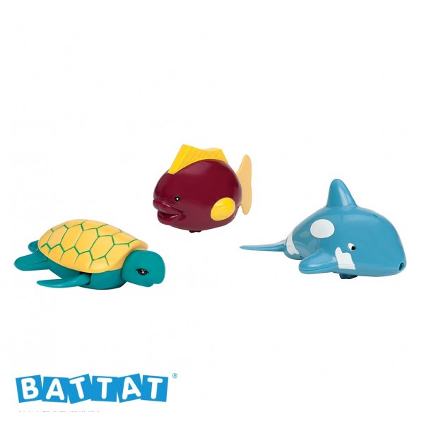 美國【B.Toys】感統玩具 battat系列 打水漂漂_芭蕾海豚 BT2475 (缺貨中)