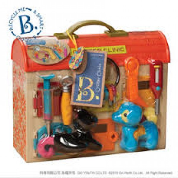 美國【B.Toys】感統玩具 可麗特寵物診所(橘色本體) BX1111Z-J