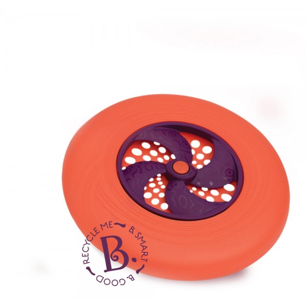 美國【B.Toys】感統玩具 飛盤迪斯可-橘 BX1356Z 缺貨中