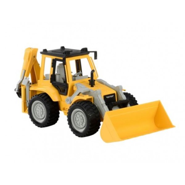 美國【B.Toys】感統玩具 battat-Driven系列  挖土機Backhoe Loader WH1005Z 缺貨中