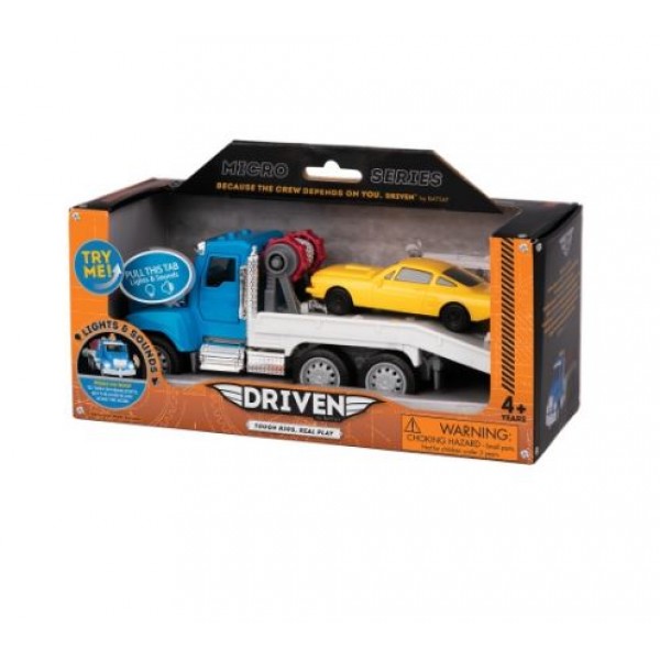 美國【B.Toys】感統玩具 battat-Driven系列  小型拖吊車 Mini Tow Truck  WH1008Z   