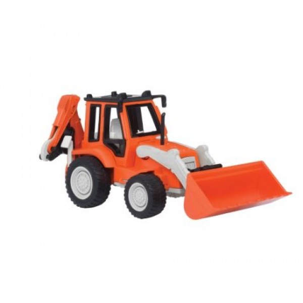 美國【B.Toys】感統玩具 battat-Driven系列 小型挖土機 Mini Backhoe Loader  WH1009Z   