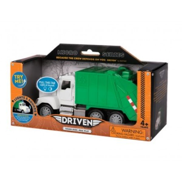 美國【B.Toys】感統玩具 battat-Driven系列 小型回收卡車 Mini Recycling Truck  WH1010Z   