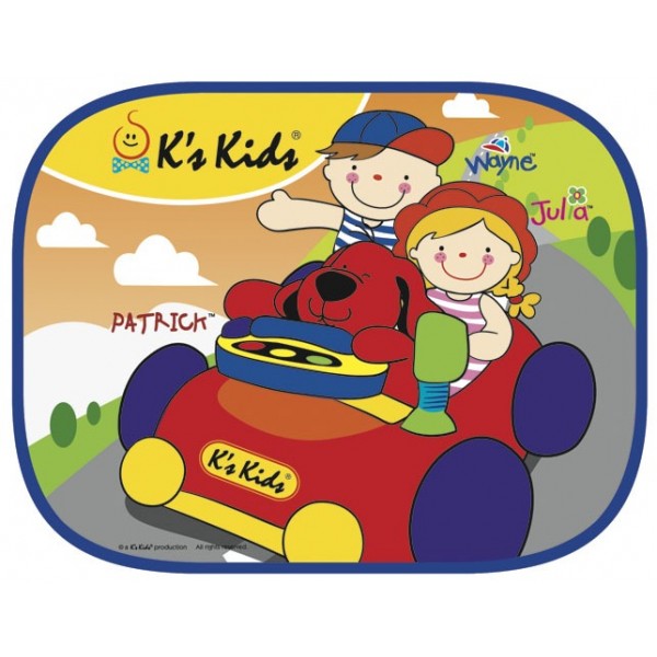 可愛汽車側窗遮陽板 K's Kids Side Window Sunshade SB002-11